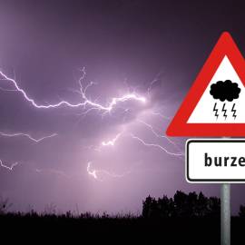Ostrzeżenie meteorologiczne: Burze, stopień: 1