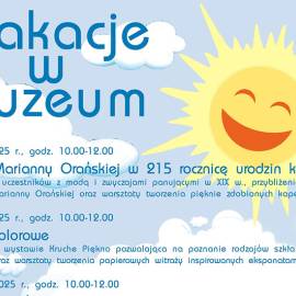 WAKACJE W MUZEUM